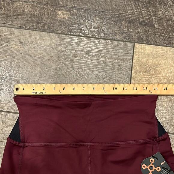 NWT Tommie Copper Women's Lower Back Support Leggings Burgundy Size L - Picture 4 of 12